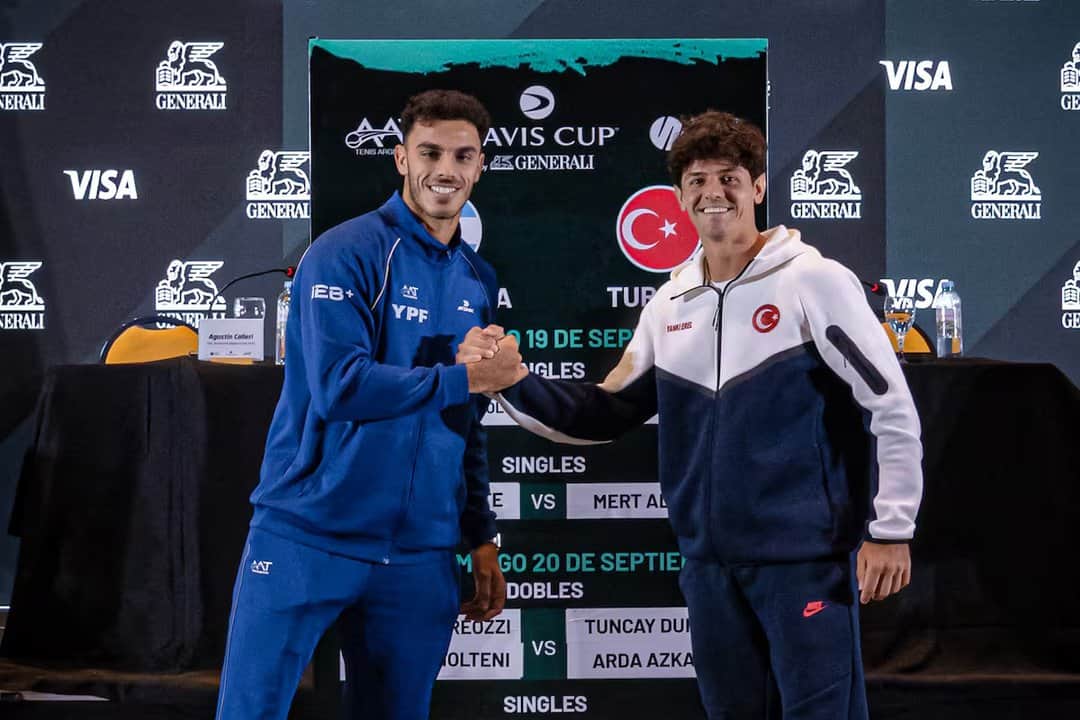 Argentina recibe a Turquía en la Copa Davis con el objetivo de sellar su victoria número 100