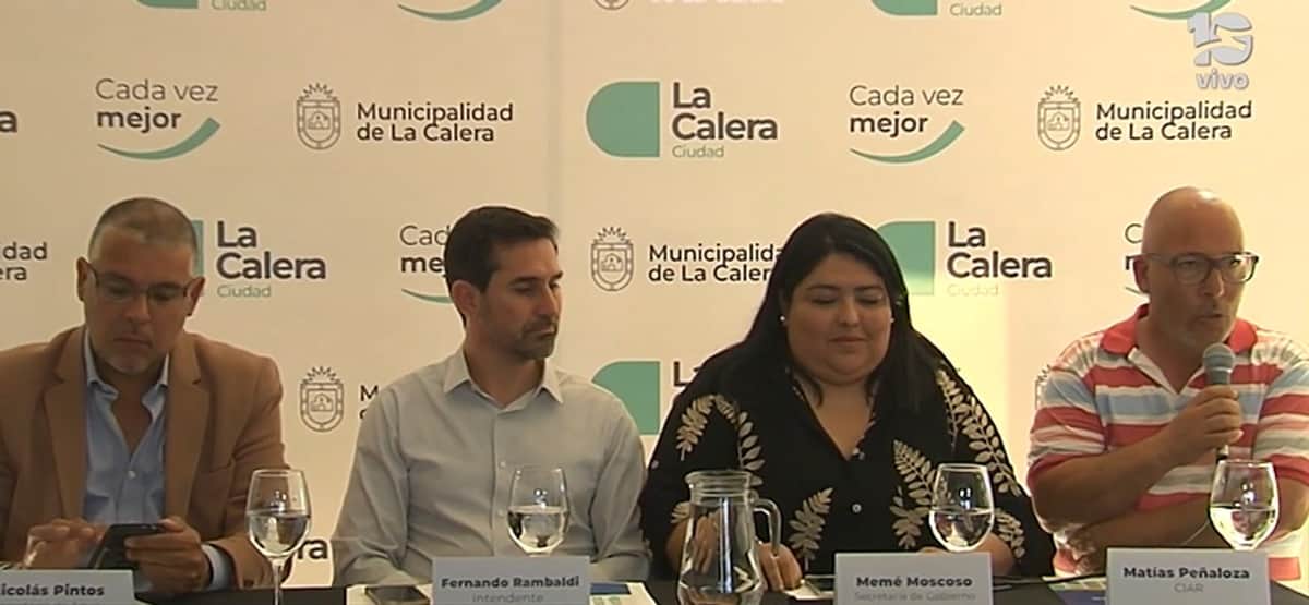 La Calera: avanza la obra en la Avenida Simón Bolívar y se espera la inauguración para octubre