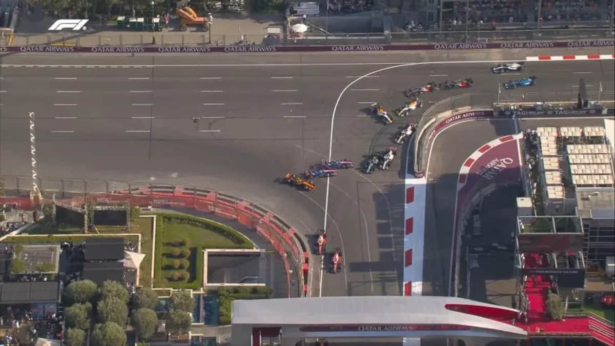 Desafortunado error de Franco Colapinto que terminó en abandono de Gasly y Norris