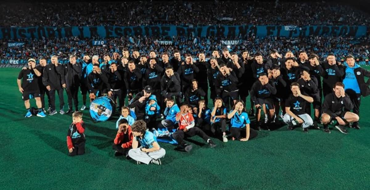 Alberdi fue una fiesta celeste: el inolvidable banderazo de Belgrano antes del clásico cordobés