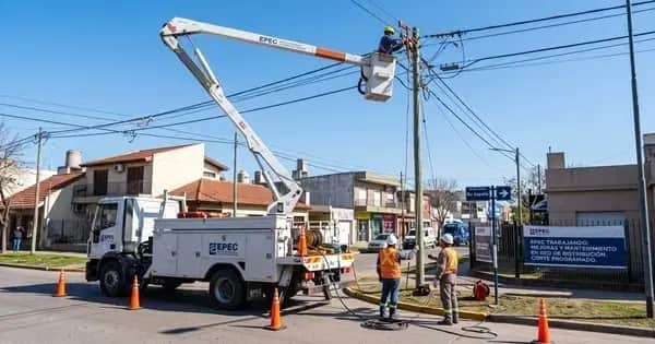 Cortes por mantenimiento y mejoras eléctricas el viernes en James Craik y Tancacha