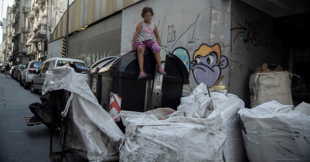 Leve suba de la pobreza en la Ciudad: llega a 21,9% y alcanza a 675.000 personas