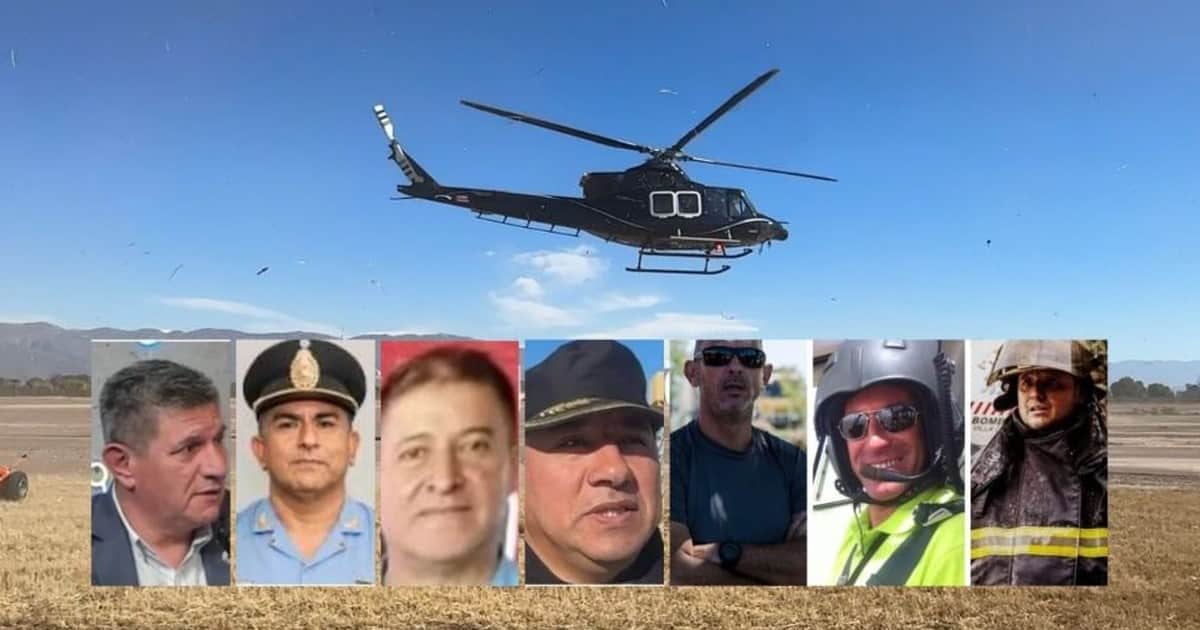 Tragedia del helicóptero en San Juan: hubo dos choques contra las rocas antes de la caída final