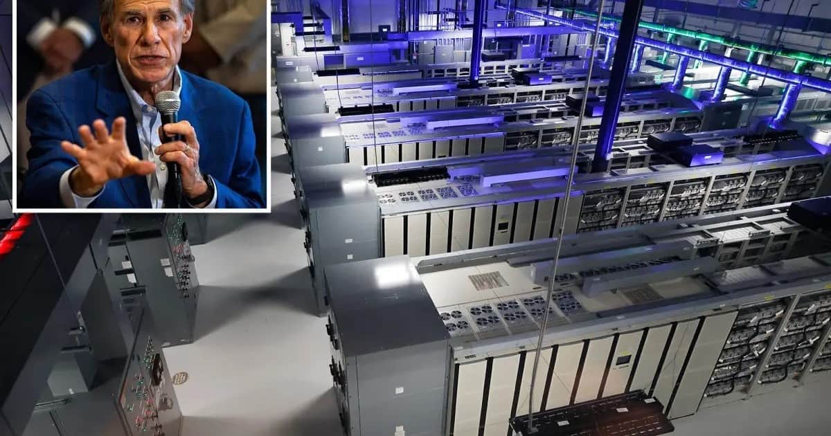 Es oficial: Greg Abbott confirmó todas las medidas que deben cumplir los centros de datos para poder instalarse en Texas