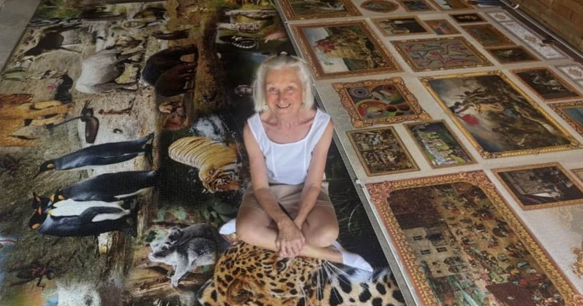 Annie, la jubilada que completó los dos puzles más grandes del mundo, de 54.000 piezas: "Es mi reto y solo mío"