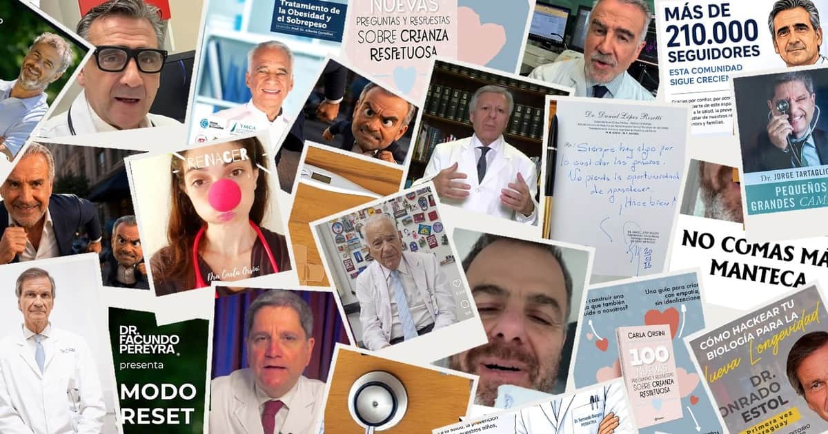 El show de la salud: los médicos ahora son influencers y hasta se suben al escenario