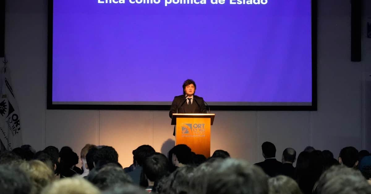 Duras críticas de padres a las escuelas ORT: piden respuestas porque en la visita de Milei colocaron a sus hijos "como audiencia de un discurso mesiánico"