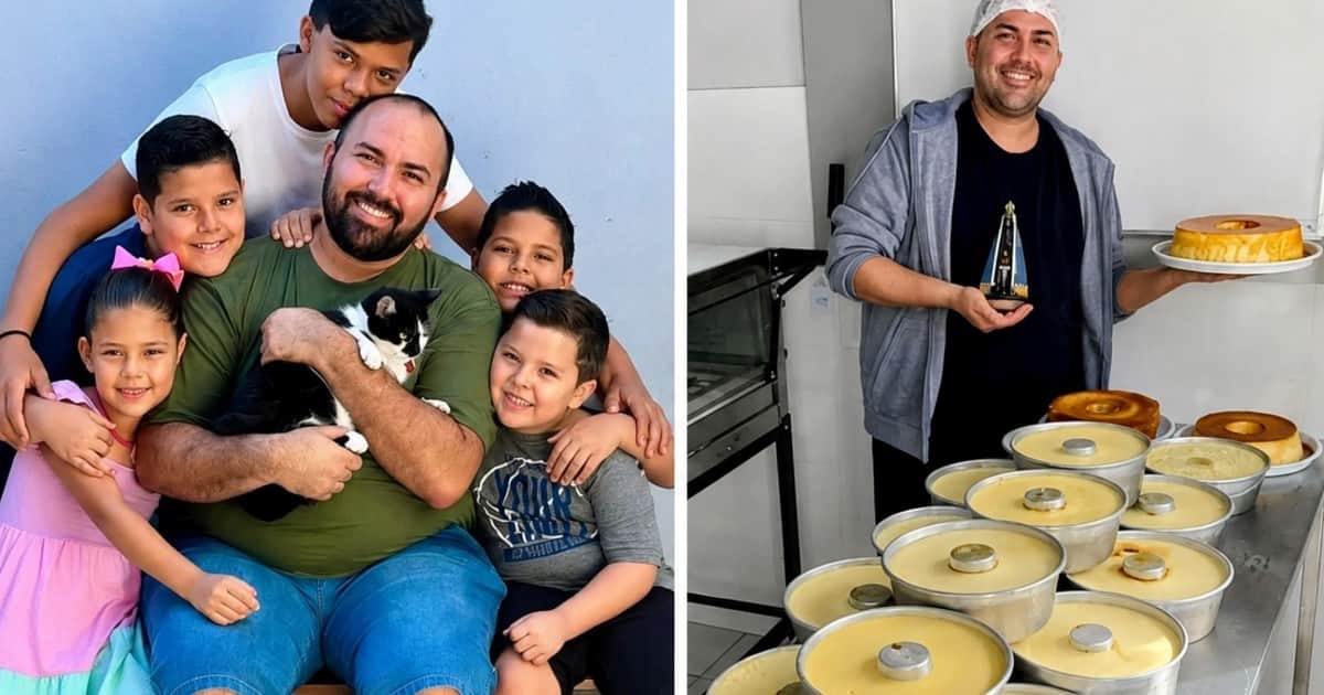 Un padre acogió a cinco hermanos para evitar que se separaran, perdió a su esposo de 29 años por una enfermedad y comenzó a vender postres en las calles para mantener a su familia y seguir criando a los niños