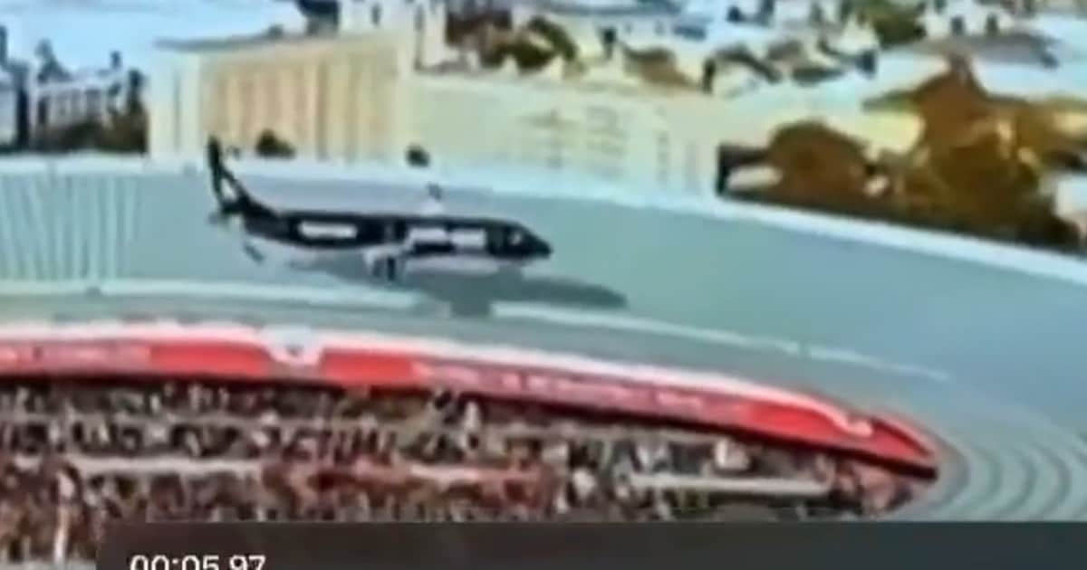 Videos surrealistas: dos aviones rozaron el estadio de Ciudad del Cabo antes de Sudáfrica vs All Blacks