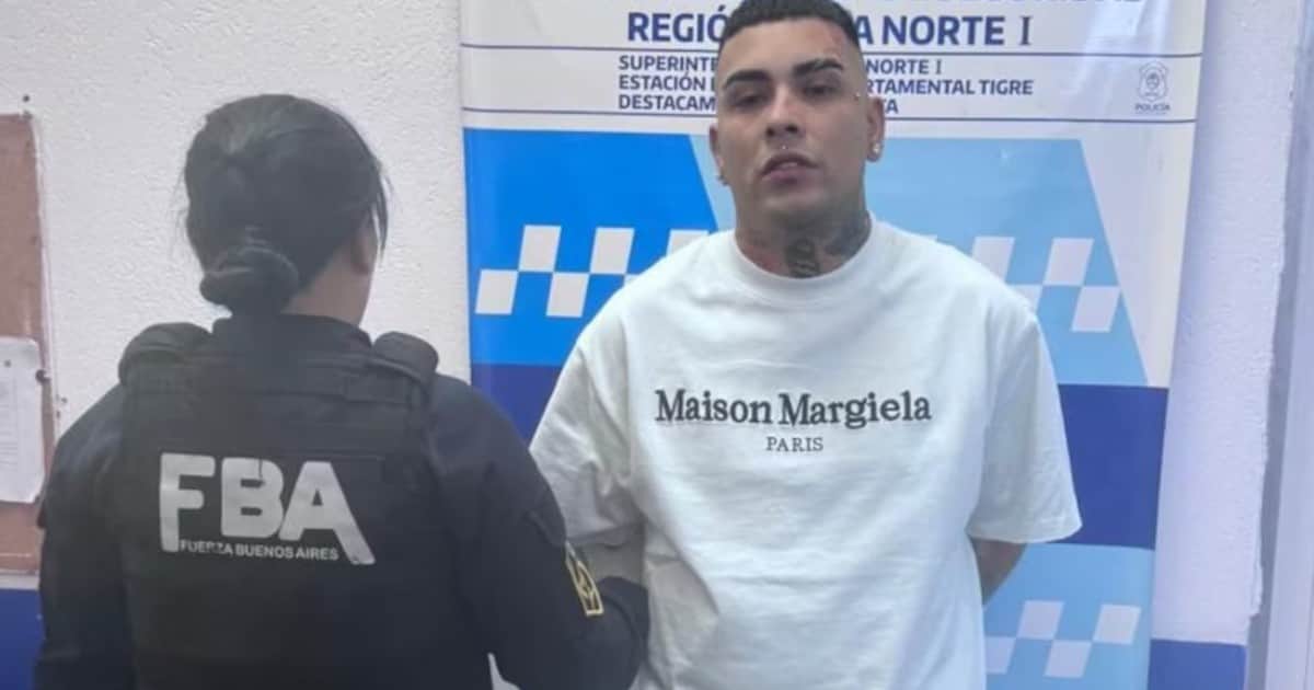 Detuvieron al cantante de RKT Callejero Fino por tenencia ilegal de un arma de fuego en Tigre
