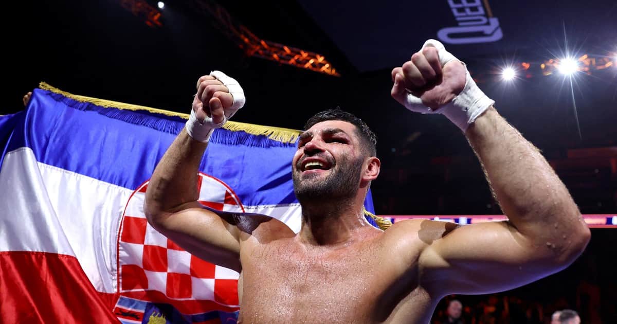 Itauma quiso seguir los pasos de Tyson, pero chocó contra la resistencia de Hrgovic y Croacia tiene su primer pesado campeón del mundo