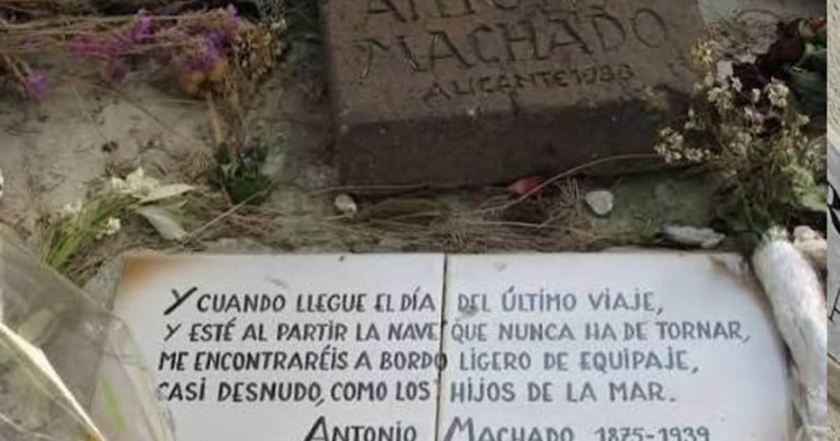 La tumba de Antonio Machado en Francia: el lugar que visitan cientos de personas cada día
