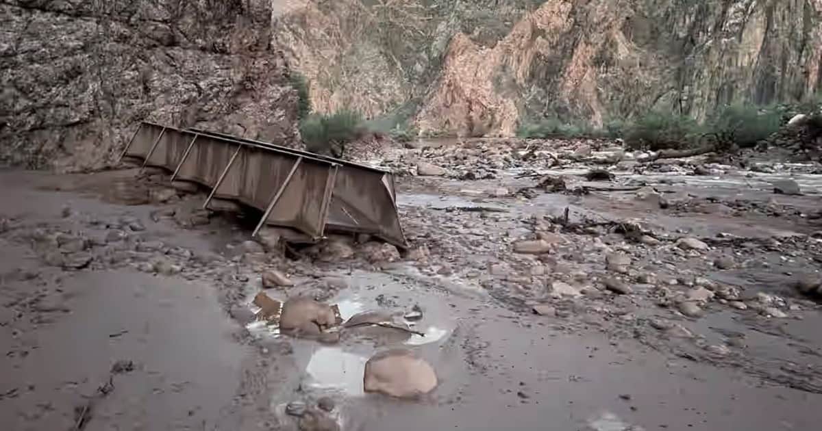 Desastre en el Gran Cañón y alerta de más tormentas tras una inundación repentina: evacuaciones, daños y al menos un muerto