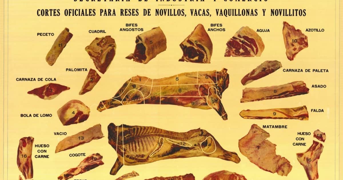 De la aguja al matambre: la historia detrás de los nombres de los cortes de carne argentinos