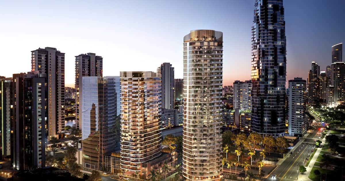 Osten Tower II: elegancia ondulante que se destaca en el Dique 1