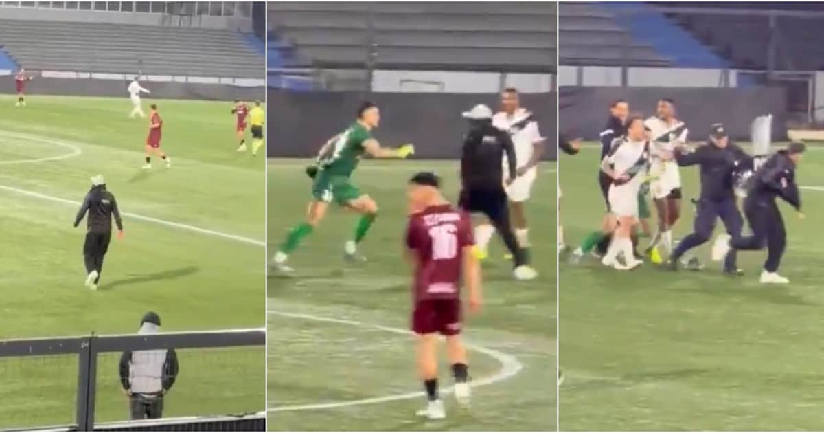 Escándalo en el fútbol de Uruguay: entraron a la cancha encapuchados y agredieron a jugadores de su equipo