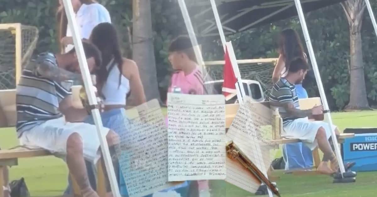 Messi reapareció tras su despedida de la Selección Argentina: mate y fútbol con sus hijos en Miami