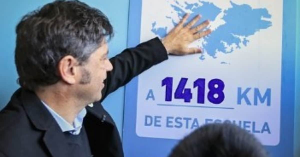 Kicillof criticó el mensaje en cadena de Milei sobre Malvinas y lanzó una ironía: "Pensé que era Inteligencia Artificial"
