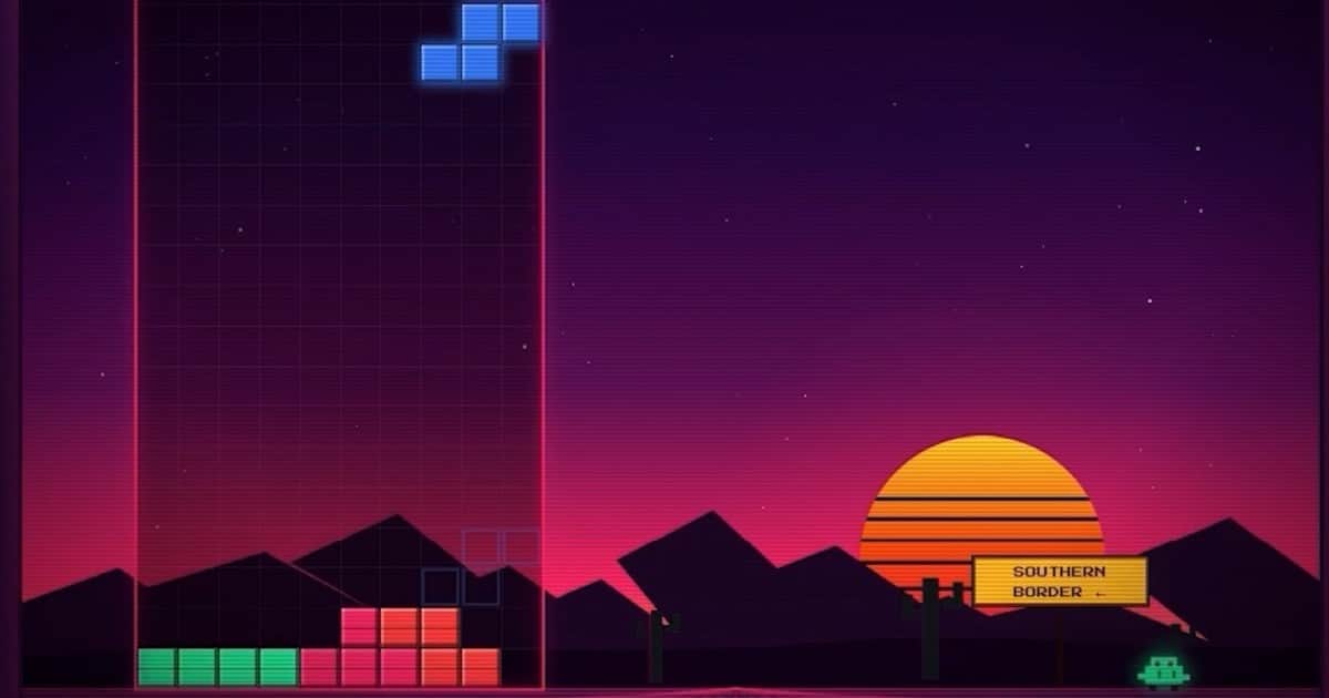 Tetris amenazó con demandar a la Casa Blanca por el videojuego para construir el muro y promocionar la política migratoria de Trump