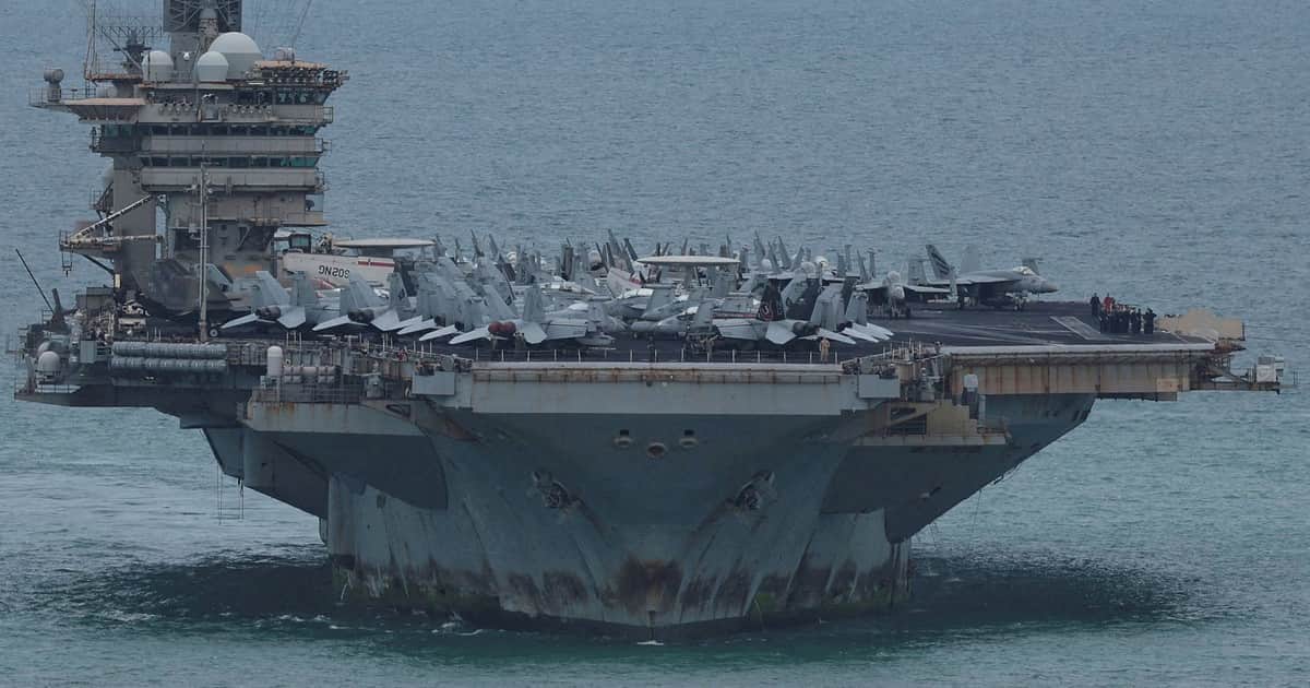 El reabastecimiento de los buques de guerra estadounidenses en Oriente Medio es una pesadilla logística