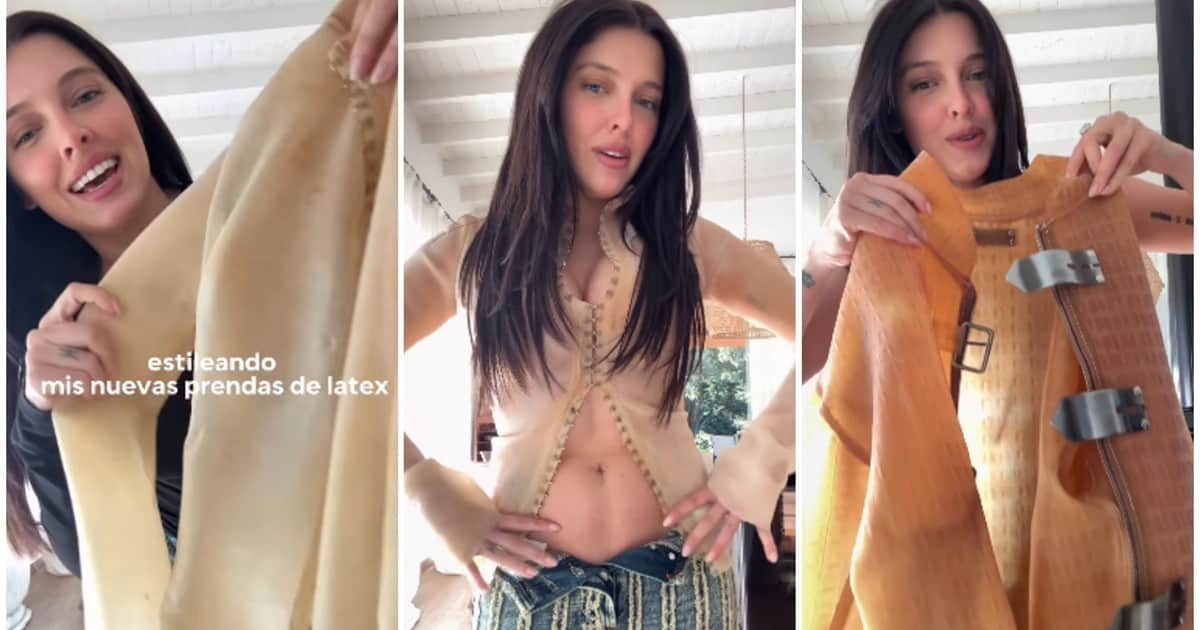 Sofi Gonet sorprendió con un osado look completamente de látex: "Huele a globo"