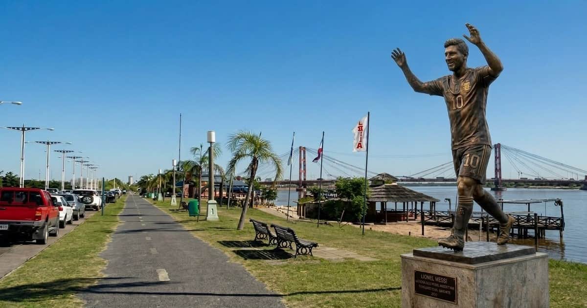 Nombraron Lionel Messi a un paseo costero que anteriormente se llamaba Néstor Kirchner
