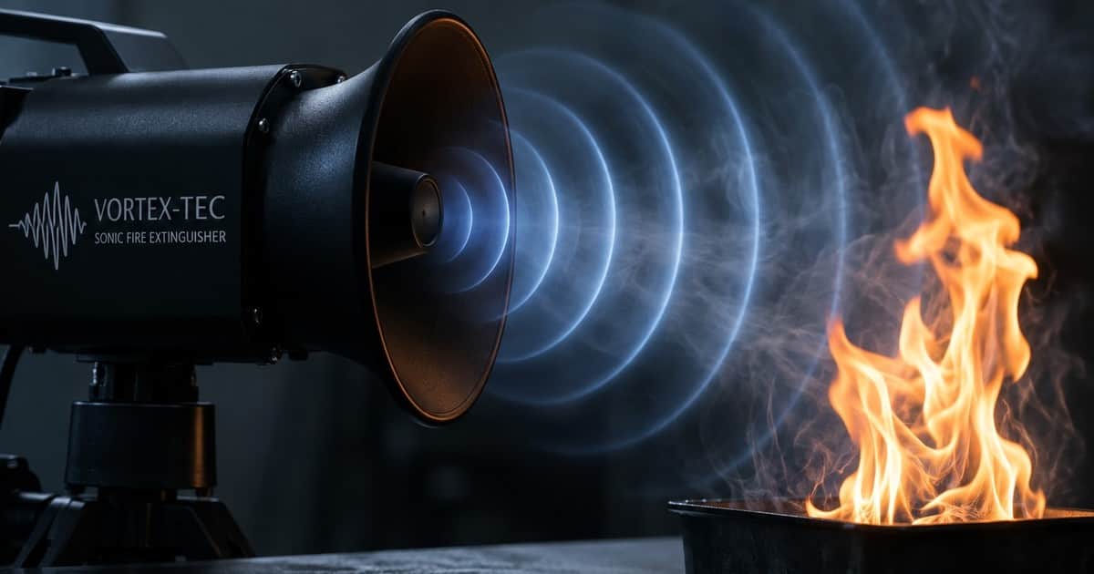 Extinguidor sonoro: qué es, cómo funciona y para qué sirve