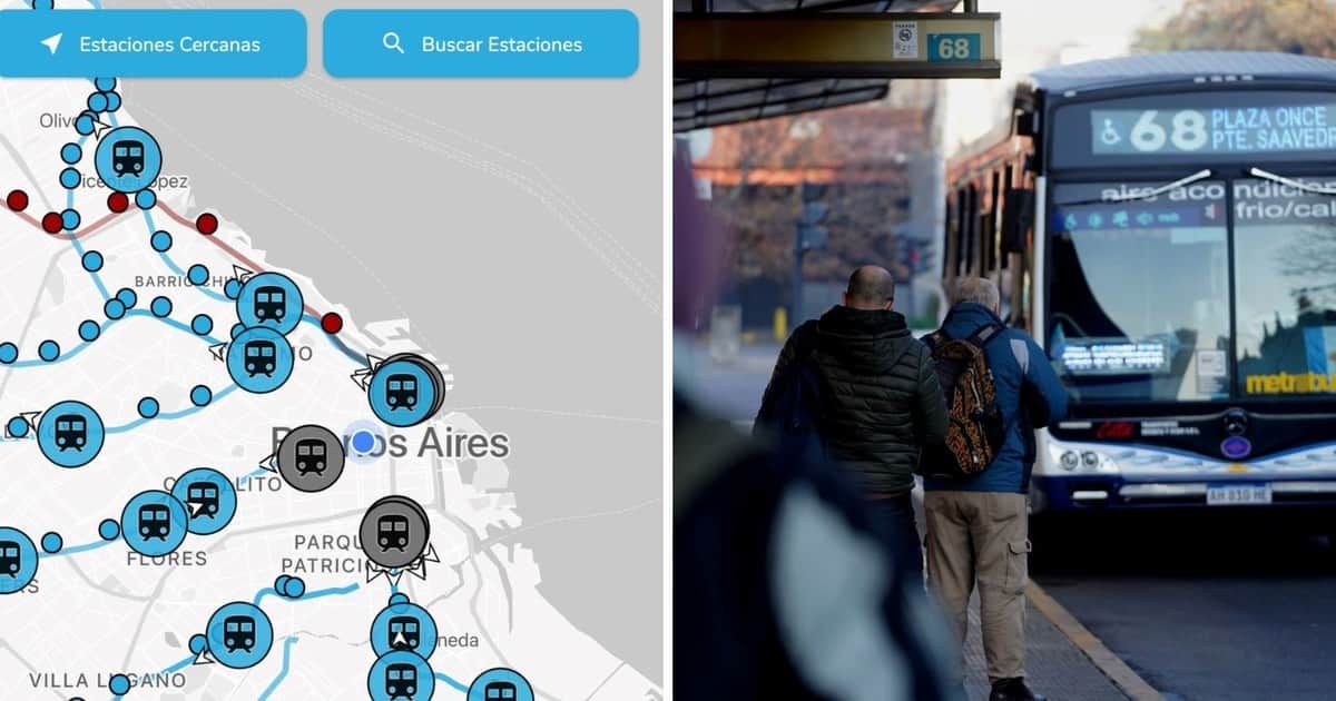 Cómo es la nueva app con seguimiento en tiempo real para colectivos, subtes y trenes