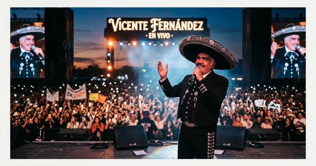 Vicente Fernández, rey de la ranchera de México, y la historia de la canción que siempre cantaba en sus conciertos: "Lástima que seas ajena"