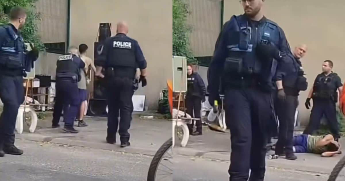Francia: investigan a un policía por arrojar violentamente al suelo a un hombre que murió días después