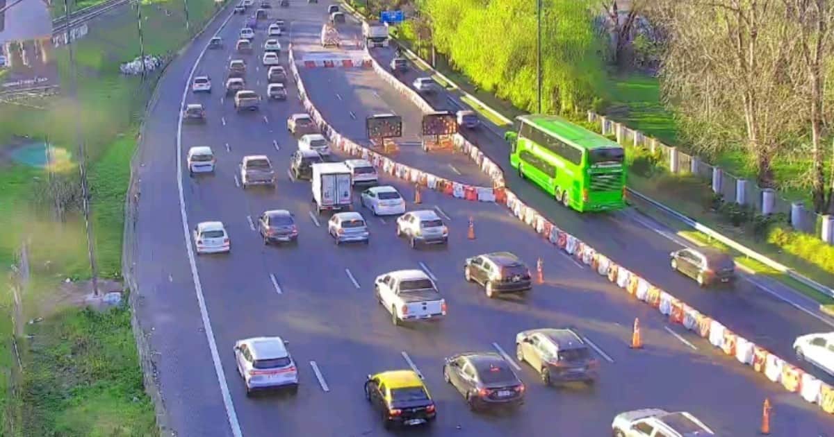 Demoras en General Paz y Panamericana por una obra en Lugones: siguen cortados dos carriles