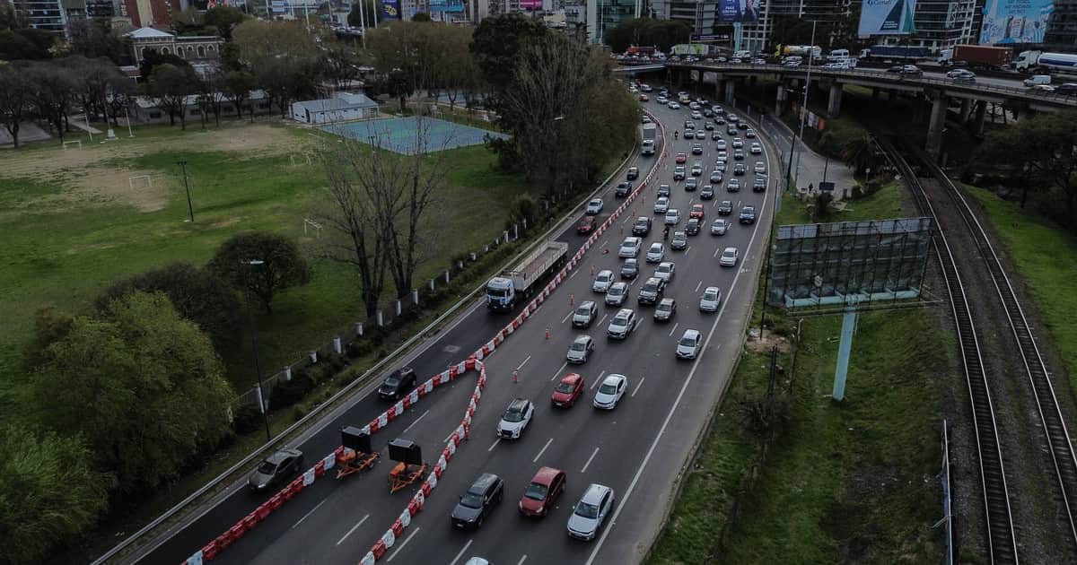 Siguen las demoras en General Paz y Panamericana por una obra en Lugones: el nuevo plazo para levantar el corte