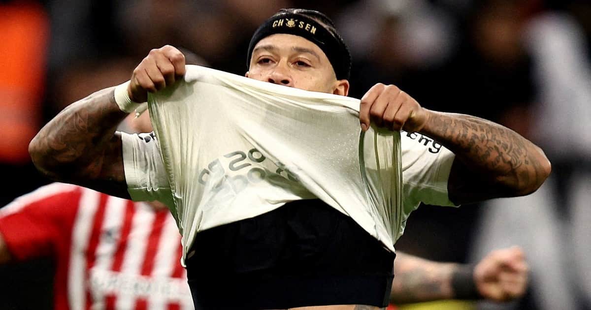 Memphis Depay, del cielo al infierno: tras la renovación mediática en Corinthians, erró el penal que clasificó a Estudiantes en la Libertadores