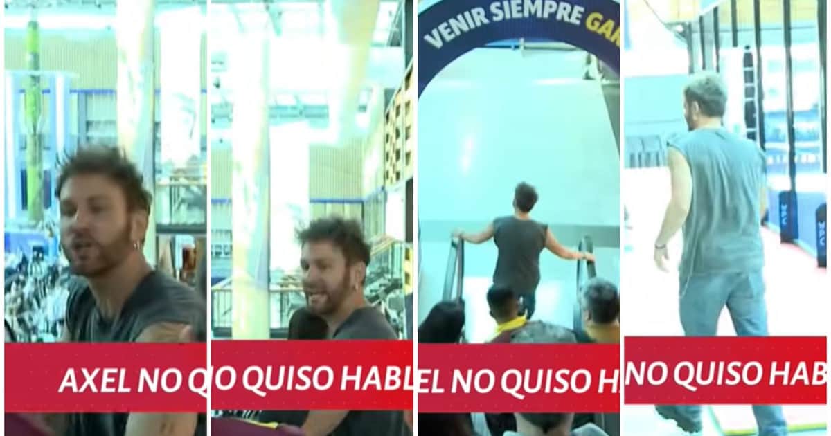 La incómoda reacción de Axel al ser consultado sobre la denuncia de su exvestuarista