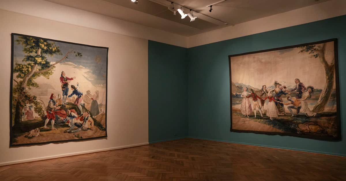 Goya llega al Bellas Artes: los tapices que nunca habían viajado a América