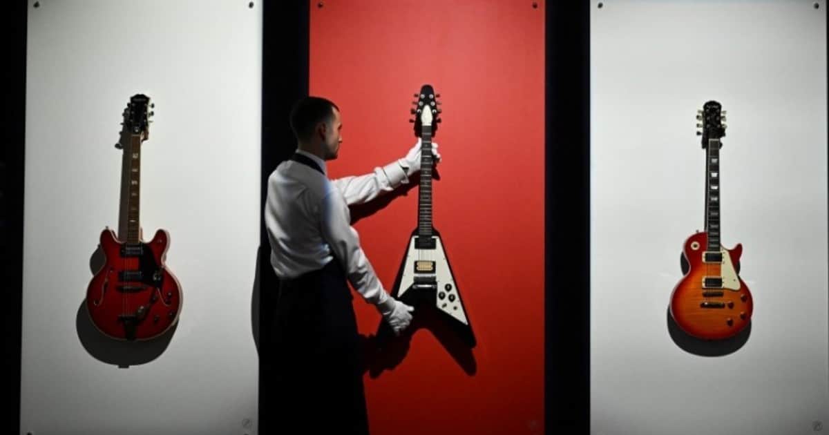 Dos guitarras de un famoso rockero acaban de ser vendidas por U$S 750.000