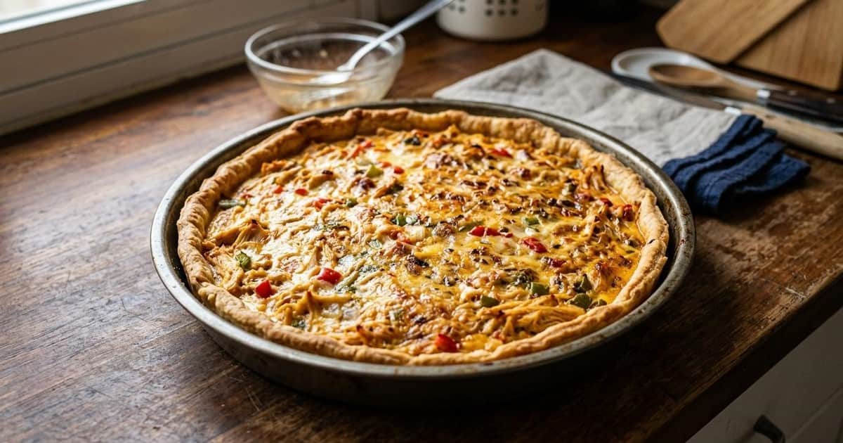 Tarta de pollo fácil