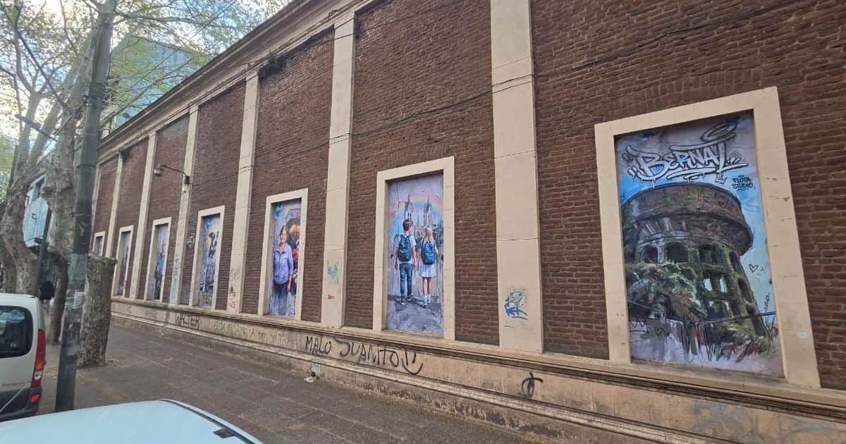 De la florista al perro César: el mural que rinde tributo a los personajes icónicos del barrio