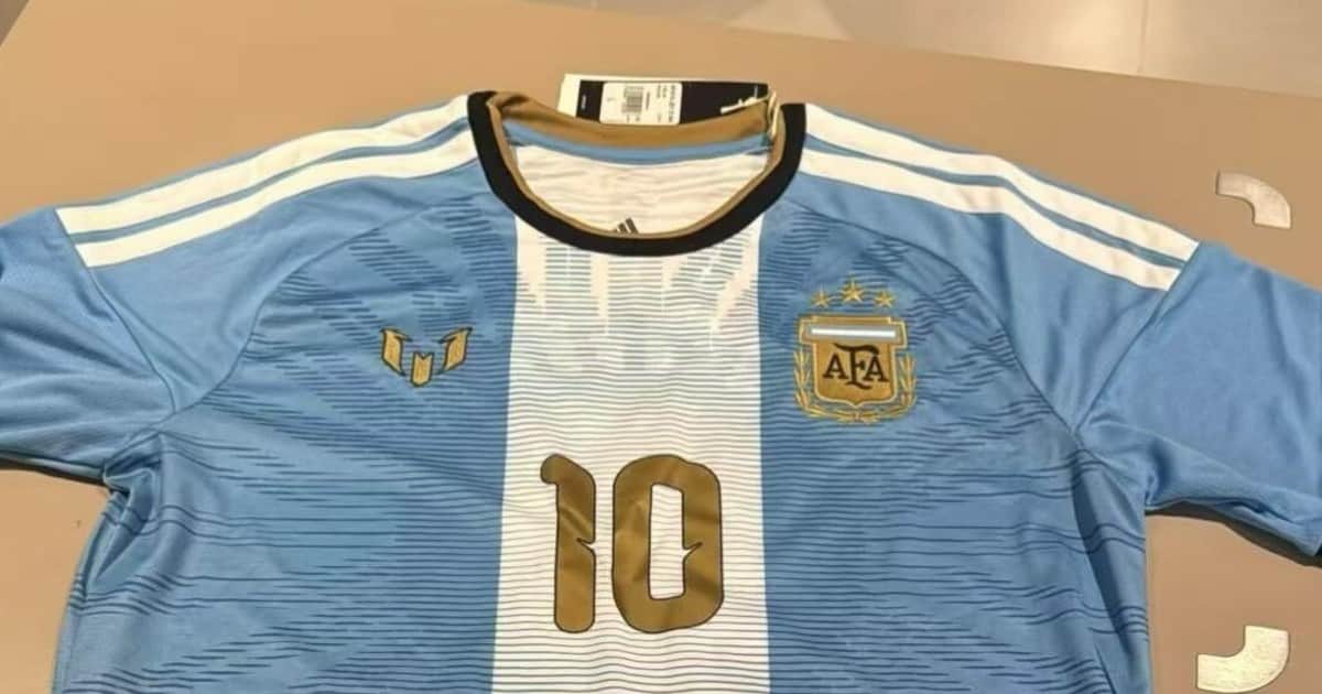 Se filtraron nuevas imágenes de la camiseta especial que usará Lionel Messi en su despedida de la Selección