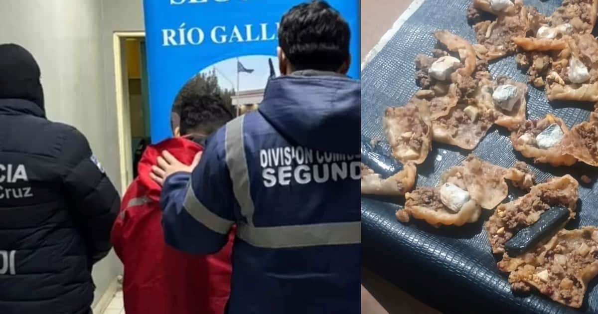 Once empanadas: fue con su hijo de 5 años a la cárcel e intentó pasar droga escondida en la comida
