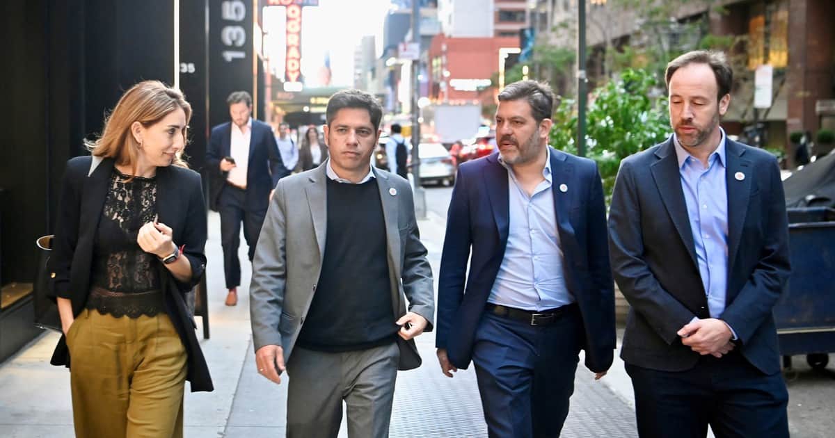Kicillof en Nueva York: reuniones con fondos de inversión y empresarios, con críticas a Milei y al RIGI