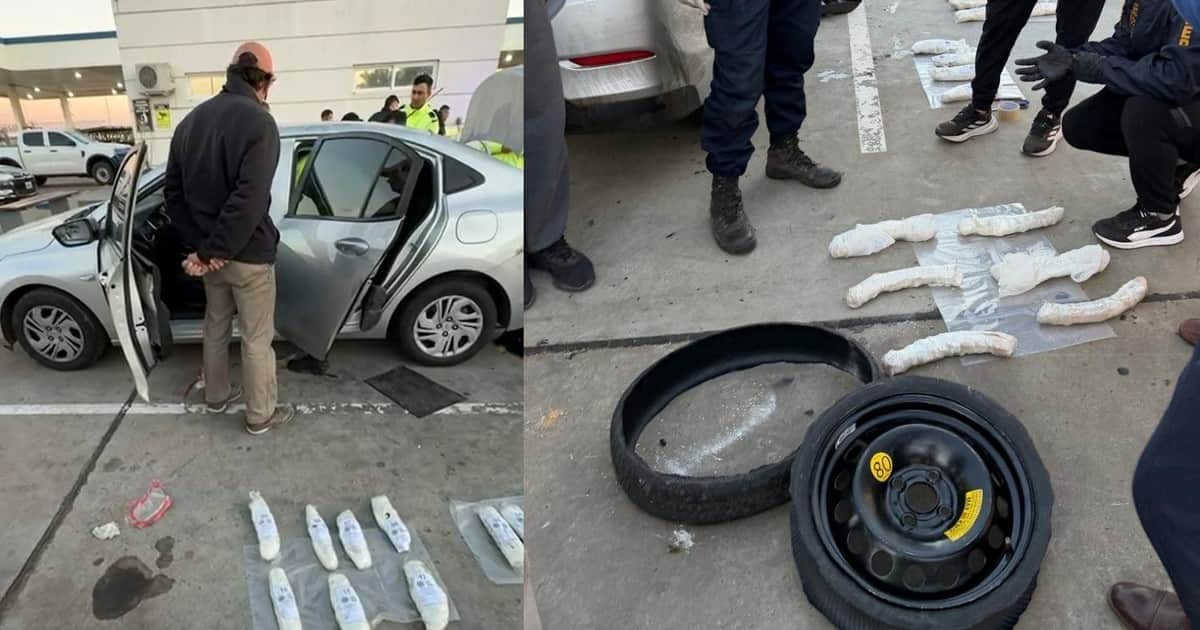 Viajaban desde Brasil a Buenos Aires en tres autos con 40 kilos de MDMA y 10.000 pastillas de éxtasis