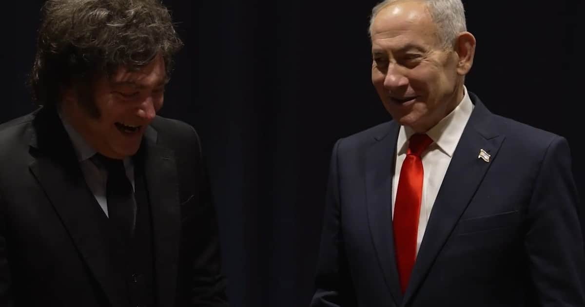 Netanyahu se encontró con Milei en Nueva York y le agradeció el "apoyo incondicional"