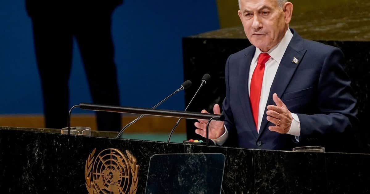 "Cobardes morales": la reacción Netanyahu cuando las delegaciones abandonaron el recinto durante su discurso en la Asamblea General de la ONU