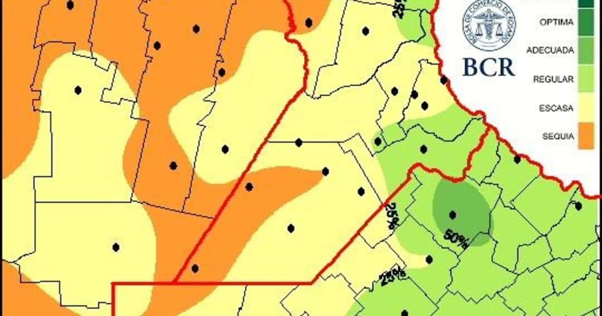 A la espera de El Niño: la primavera comienza con el 70% entre escasez y sequía en la principal región agrícola