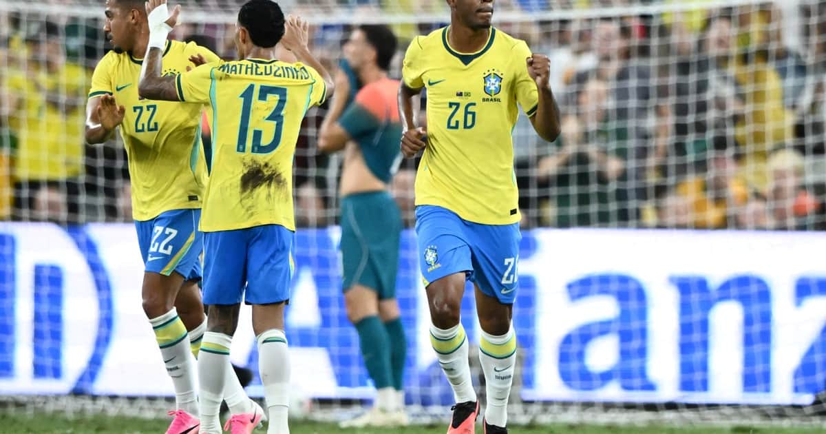 Brasil comenzó con susto la nueva era de Ancelotti: evitó la derrota con Australia con un gol en el minuto 95