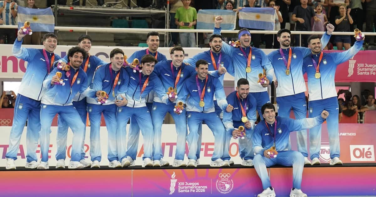 El oro de Los Gladiadores y unos Juegos Suramericanos históricos para los deportes colectivos: "Es el gen del deportista argentino"