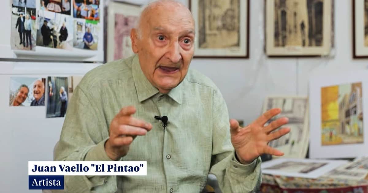 Joan Vaello, artista, 100 años: “Los gitanos del Raval me ayudaron cuando murió mi familia; me he inspirado mucho en ellos a la hora de crear”
