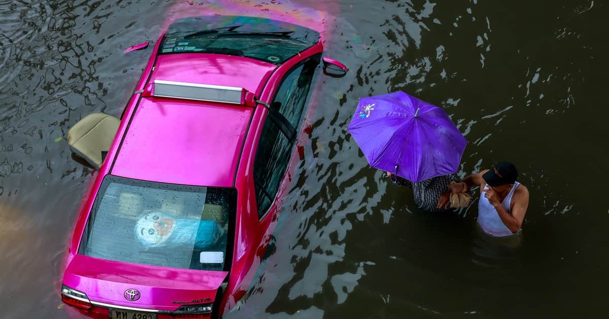 Devastadora inundación en Bangkok: declaran estado de desastre por los 300 milímetros caídos en 48 horas y hay más 5.000 evacuados