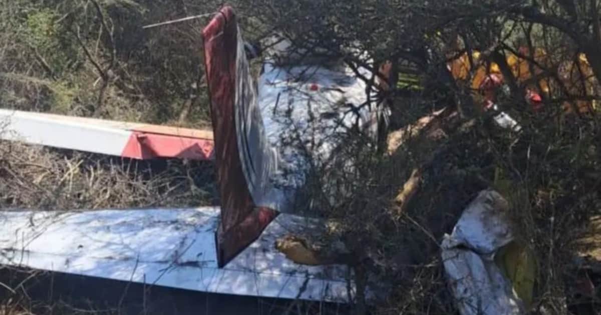 Una avioneta se estrelló en Córdoba: el piloto y un nene de 3 años están internados en terapia intensiva